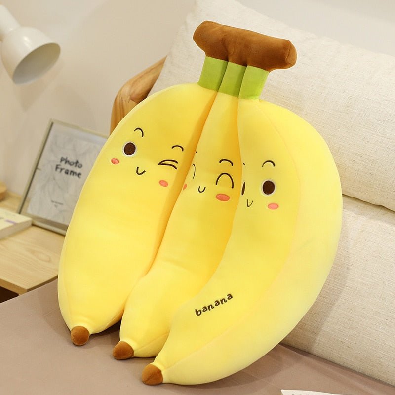 Plushie Jumbo Cartoon Bunch of Three Bananas, 1.1-2.3' | 35-70 cm — image 2
