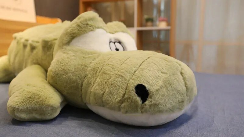Plushie Jumbo Cartoon Cross-Eyed Crocodile, 4 colors, 3-4.9' | 90-150 cm — image 6