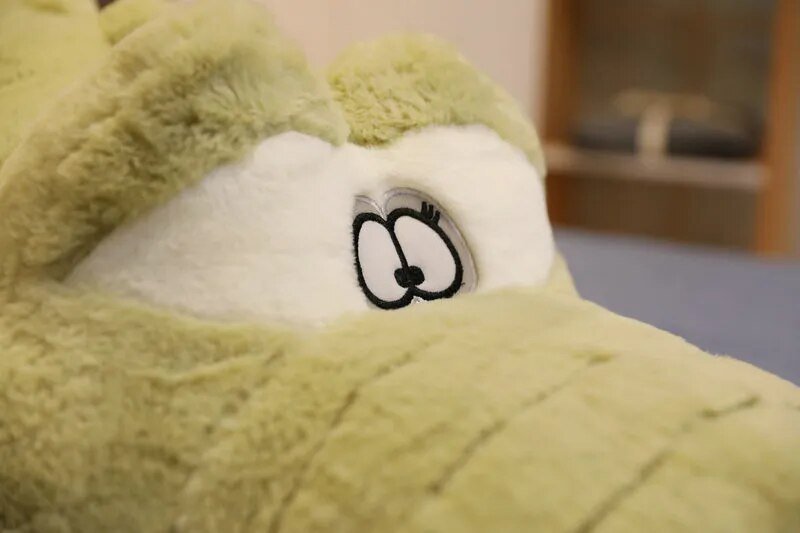 Plushie Jumbo Cartoon Cross-Eyed Crocodile, 4 colors, 3-4.9' | 90-150 cm — image 7