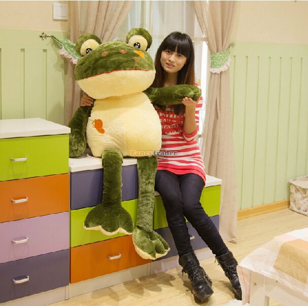 Jumbo Plushie Cartoon Frog, 3.9' | 120 cm — image 1