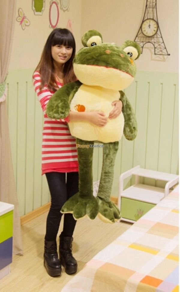 Jumbo Plushie Cartoon Frog, 3.9' | 120 cm — image 2