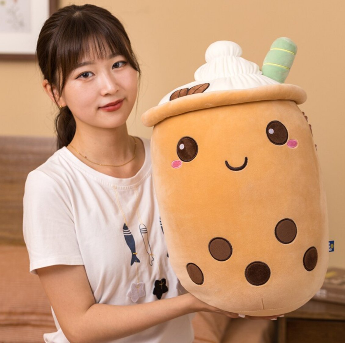 Plushie Jumbo Iced Coffee Bubble Tea with Ice Cream, 9-28" | 23-70 cm — image 2