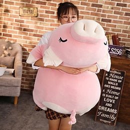 Jumbo Marshmallow Pig Plushie without Blanket, 43.3" | 110 cm — image 11