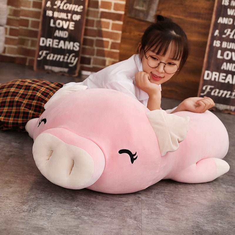 Jumbo Marshmallow Pig Plushie without Blanket, 43.3" | 110 cm — image 5