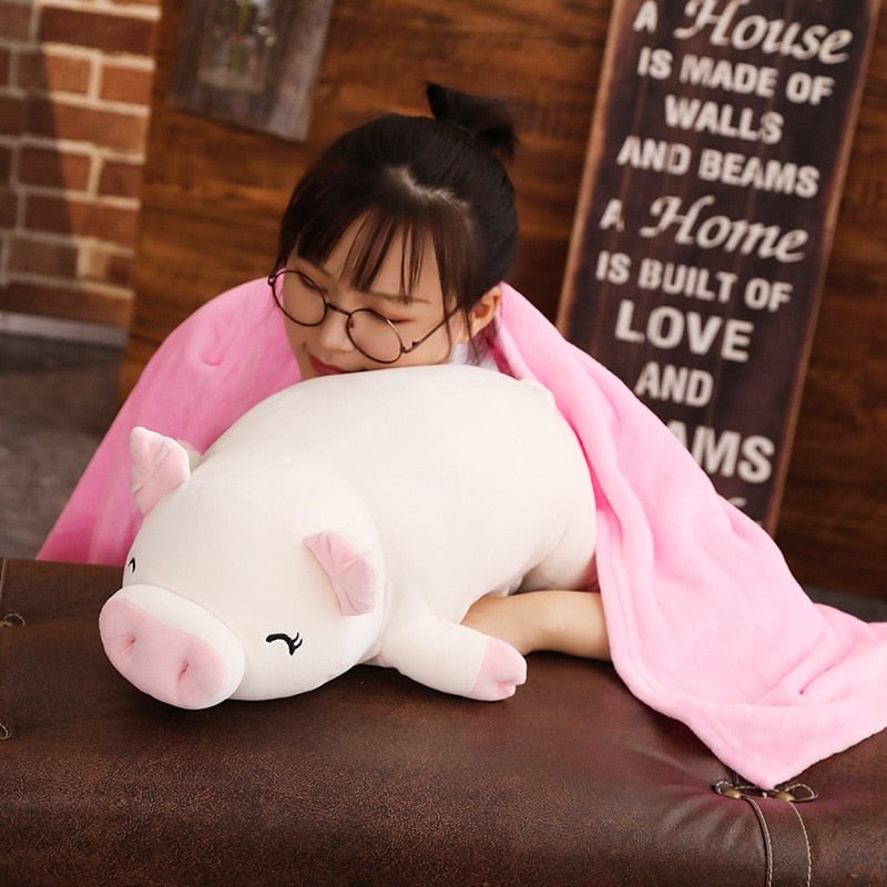 Jumbo Marshmallow Pig Plushie without Blanket, 43.3" | 110 cm — image 9