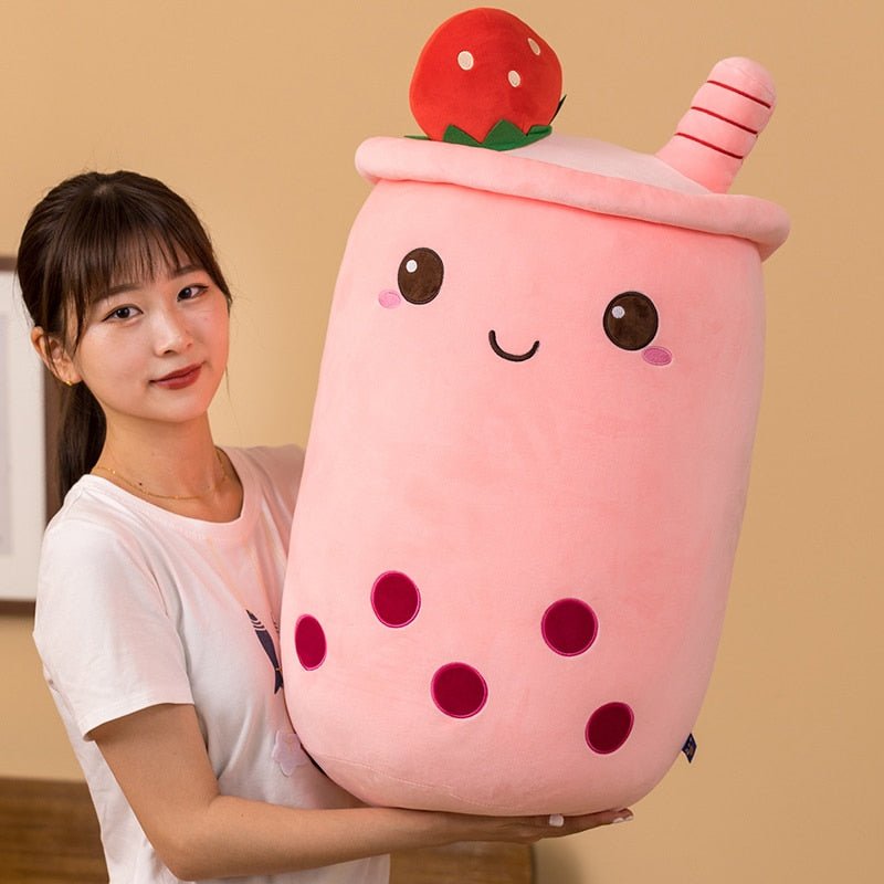 Plushie Jumbo Strawberry Bubble Tea, 9-28" | 23-70 cm — image 3