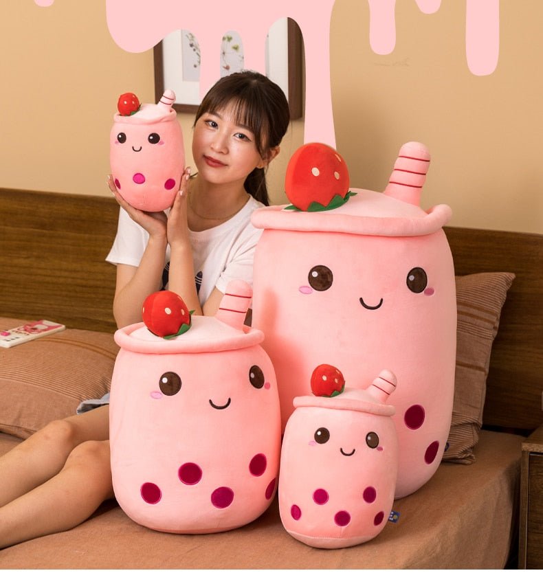 Plushie Jumbo Strawberry Bubble Tea, 9-28" | 23-70 cm — image 5