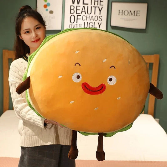 Plushie Hamburger, Two Styles, 6-28" | 15-70 cm — image 1