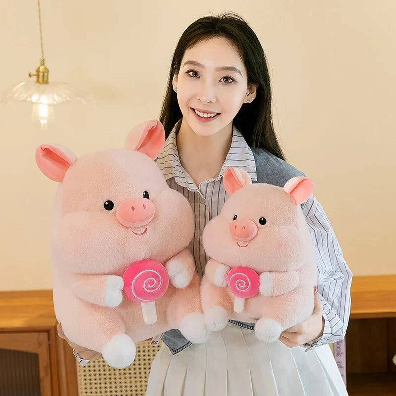 Plushie Lollipop-Holding Pig Plushie, 8-20" | 21-50 cm — image 5