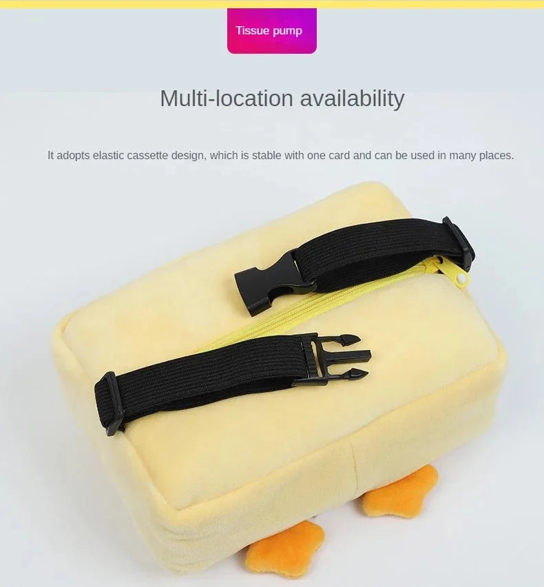 Plushie Pig Tissue Car Dispenser - Cute & Functional Car Accessory — image 2