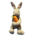 Plushie Rabbit Holding a Carrot, Two Colors, 8" | 20 cm — image 2