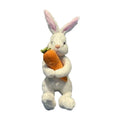 Plushie Rabbit Holding a Carrot, Two Colors, 8" | 20 cm — image 3