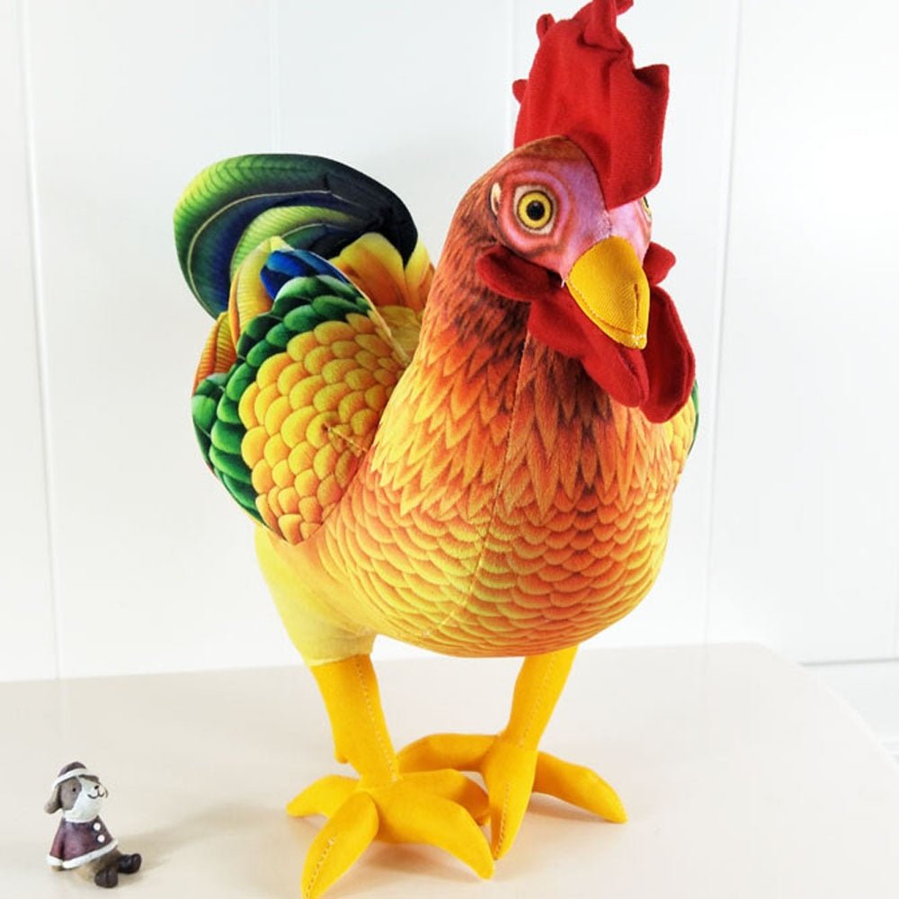 Plushie Realistic Rooster, 14-18" | 35-45 cm — image 1