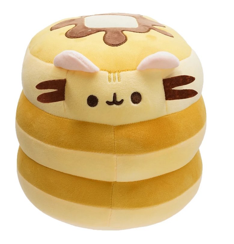 Plushie Stack of Pancakes with a Cat Face, 6" | 15 cm — image 1
