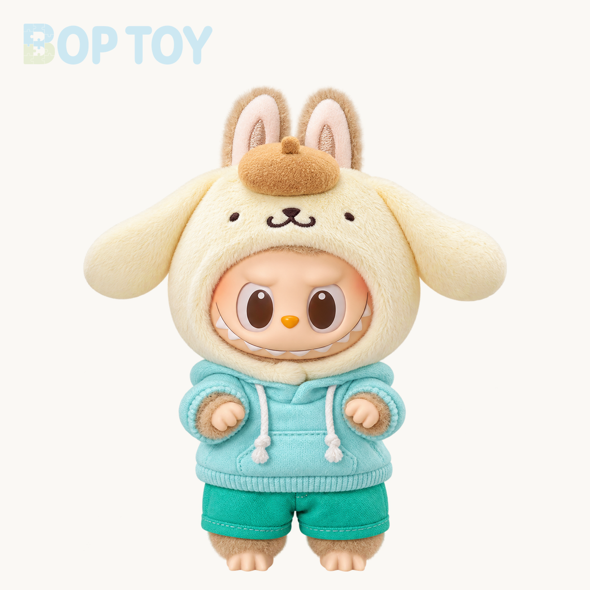 POP MART Labubu The Monsters x Hello Kitty and Friends Vinyl Plush Pendant Blind Box — Pompompurin option