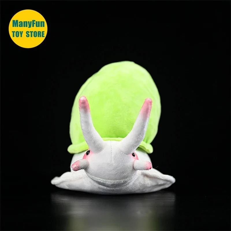 Realistic Green Land Snail Plushie, 10" | 25 cm — image 1