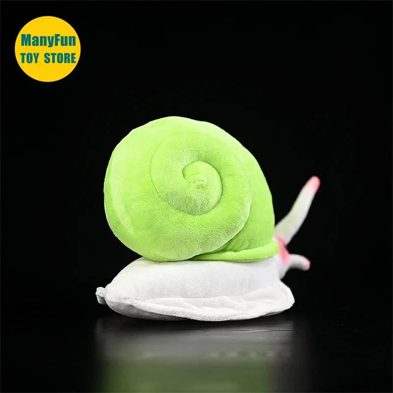 Realistic Green Land Snail Plushie, 10" | 25 cm — image 3