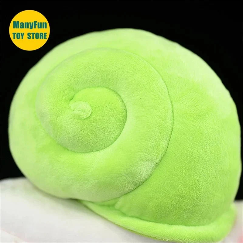 Realistic Green Land Snail Plushie, 10" | 25 cm — image 4