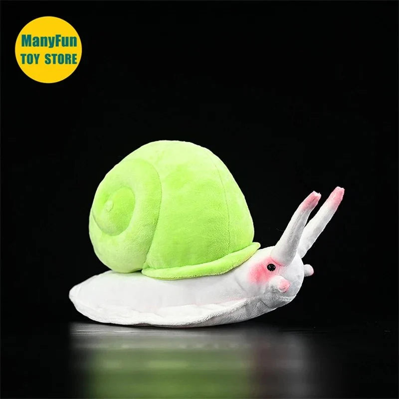 Realistic Green Land Snail Plushie, 10" | 25 cm — image 5