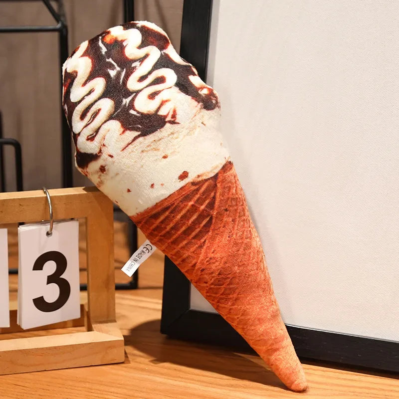 Realistic Ice Cream Throw Pillow, 8 Flavors, 8-20" | 20-50 cm — image 10