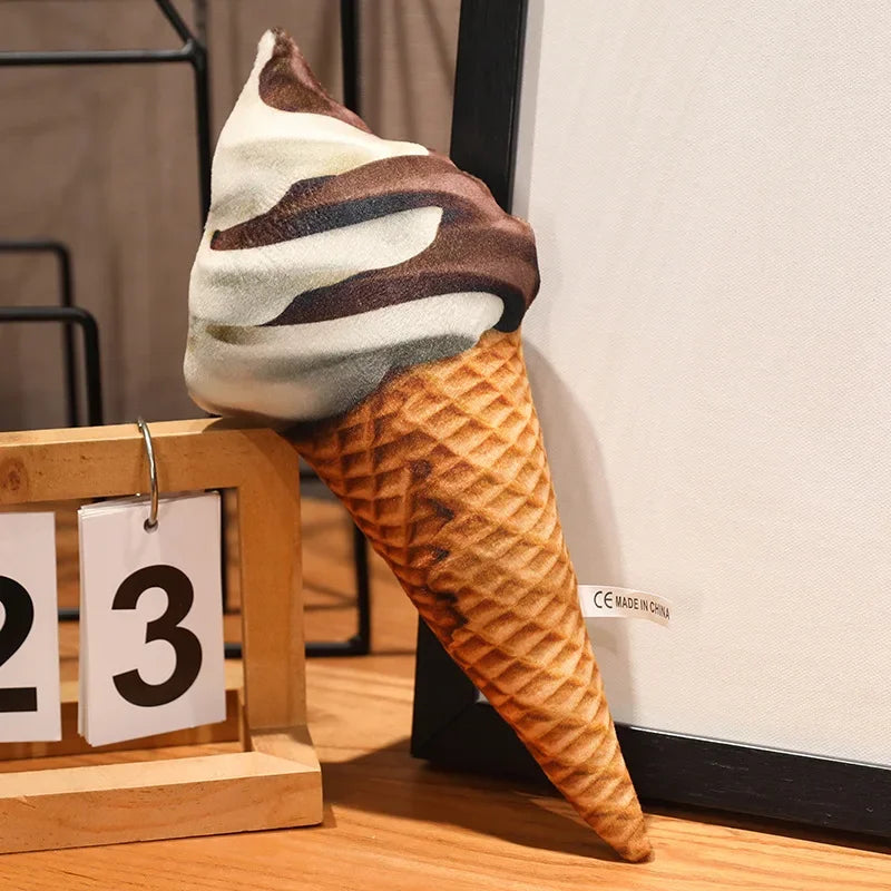 Realistic Ice Cream Throw Pillow, 8 Flavors, 8-20" | 20-50 cm — image 9