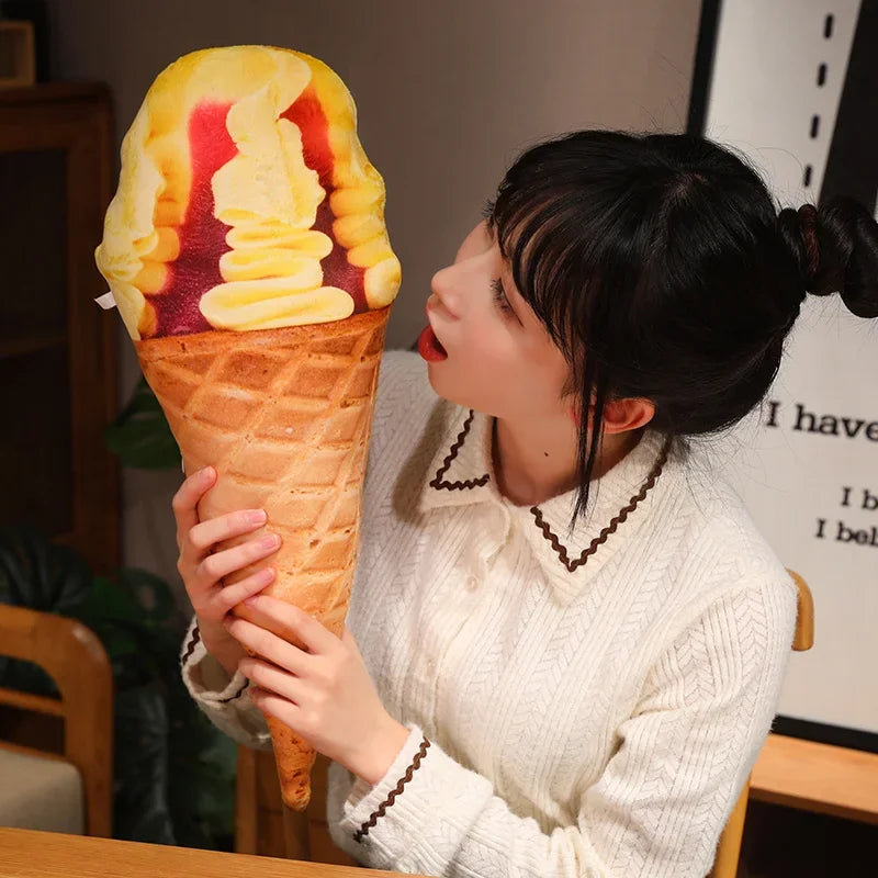Realistic Ice Cream Throw Pillow, 8 Flavors, 8-20" | 20-50 cm — image 5