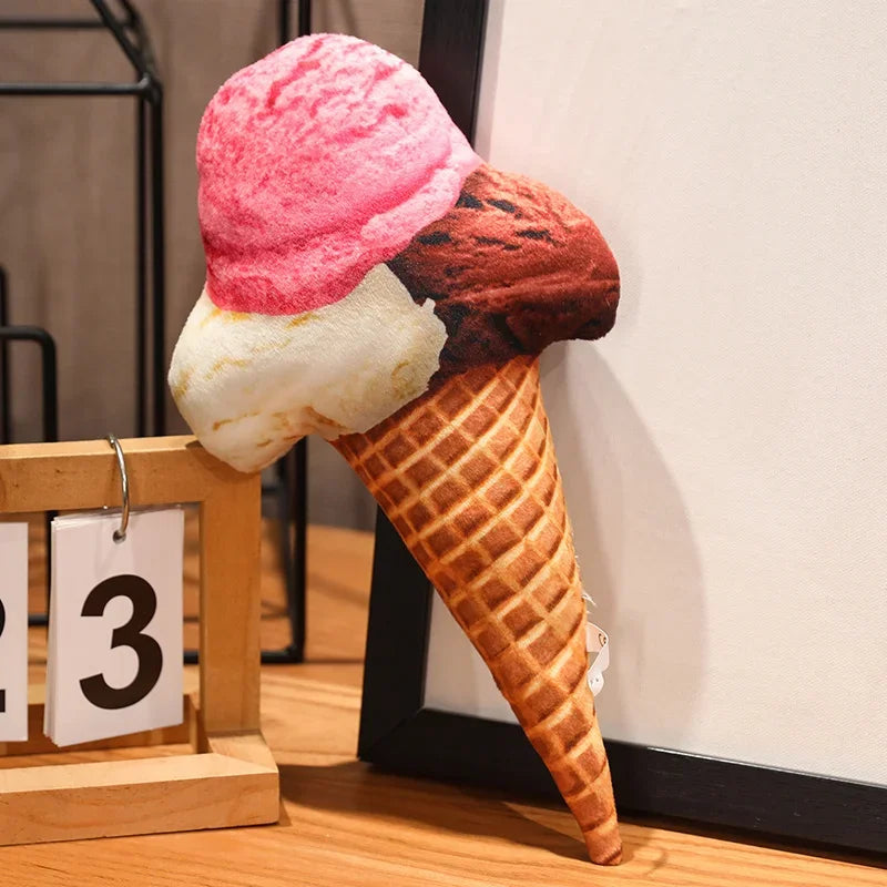 Realistic Ice Cream Throw Pillow, 8 Flavors, 8-20" | 20-50 cm — image 8