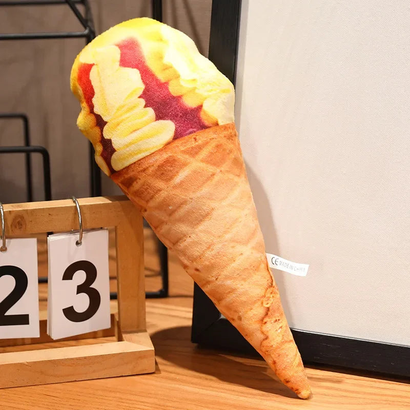 Realistic Ice Cream Throw Pillow, 8 Flavors, 8-20" | 20-50 cm — image 13