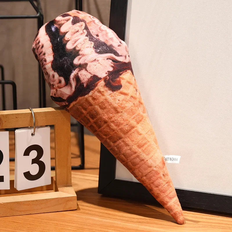 Realistic Ice Cream Throw Pillow, 8 Flavors, 8-20" | 20-50 cm — image 12