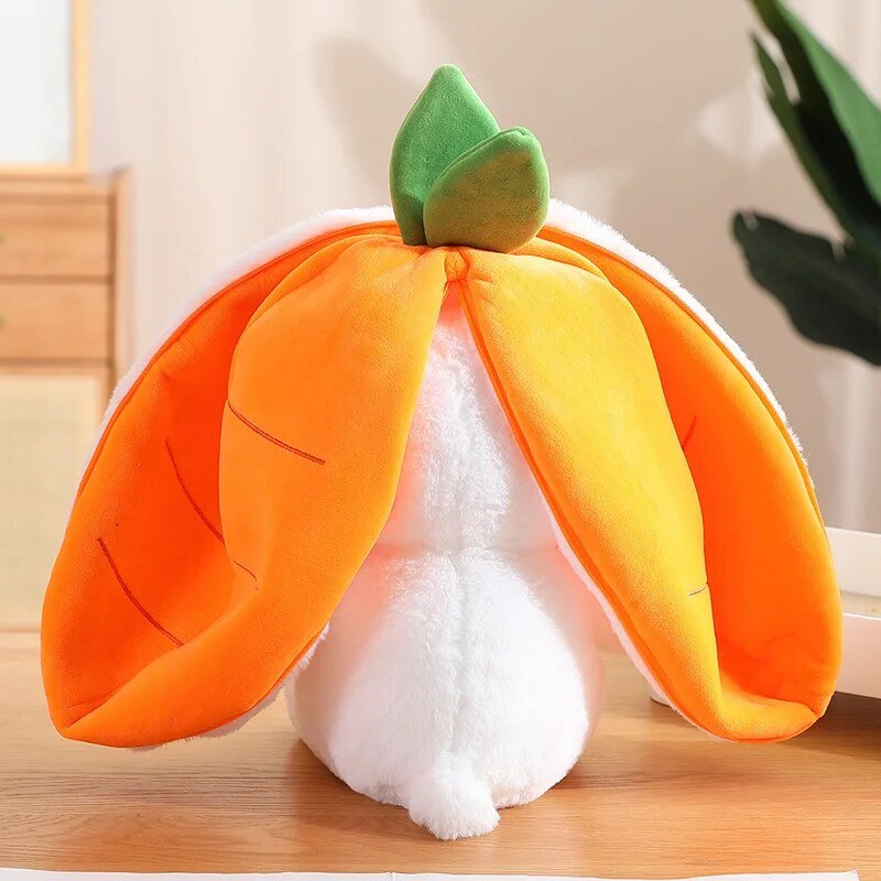Reversible Rabbit Stuffed Animal in a Strawberry or Carrot, 7-14" | 18-35 cm — image 7