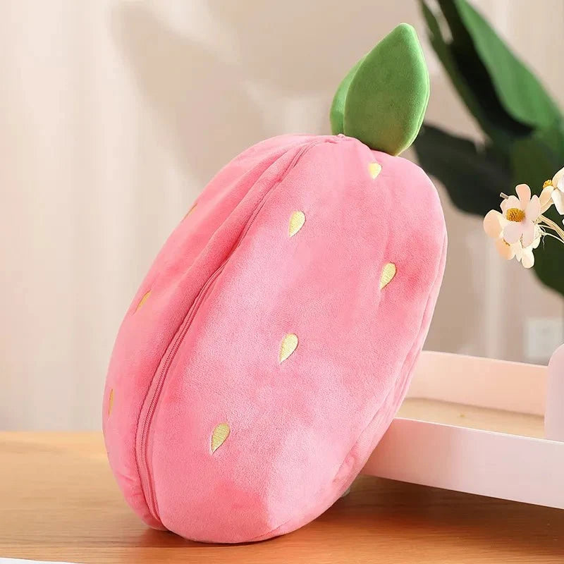 Reversible Rabbit Stuffed Animal in a Strawberry or Carrot, 7-14" | 18-35 cm — image 9