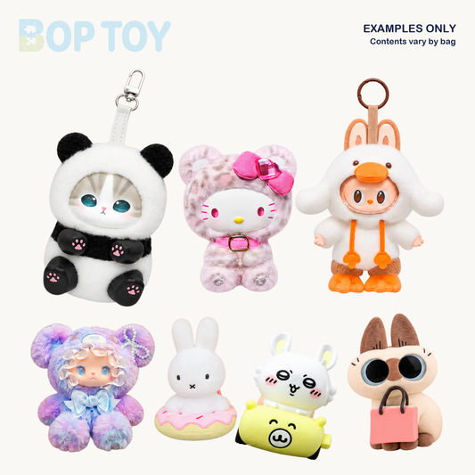 Pawdventure Animal Blindbox Gift Lucky Bag — example assortment only; actual blind boxes vary by bag