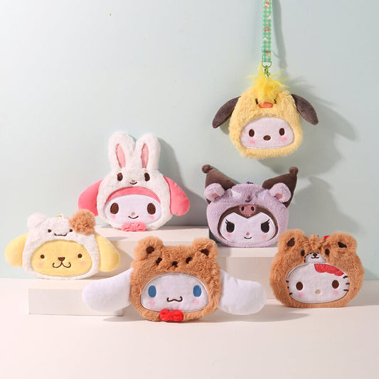 Sanrio Otomodachi Kigurumi Plushie Purse with Card Case — image 1