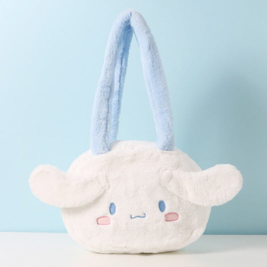 Sanrio Round 3D Face Plush Handbag — image 1