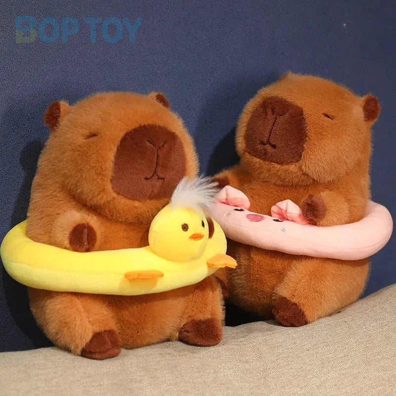 Fluffy Capybara with Float Plushie — image 2