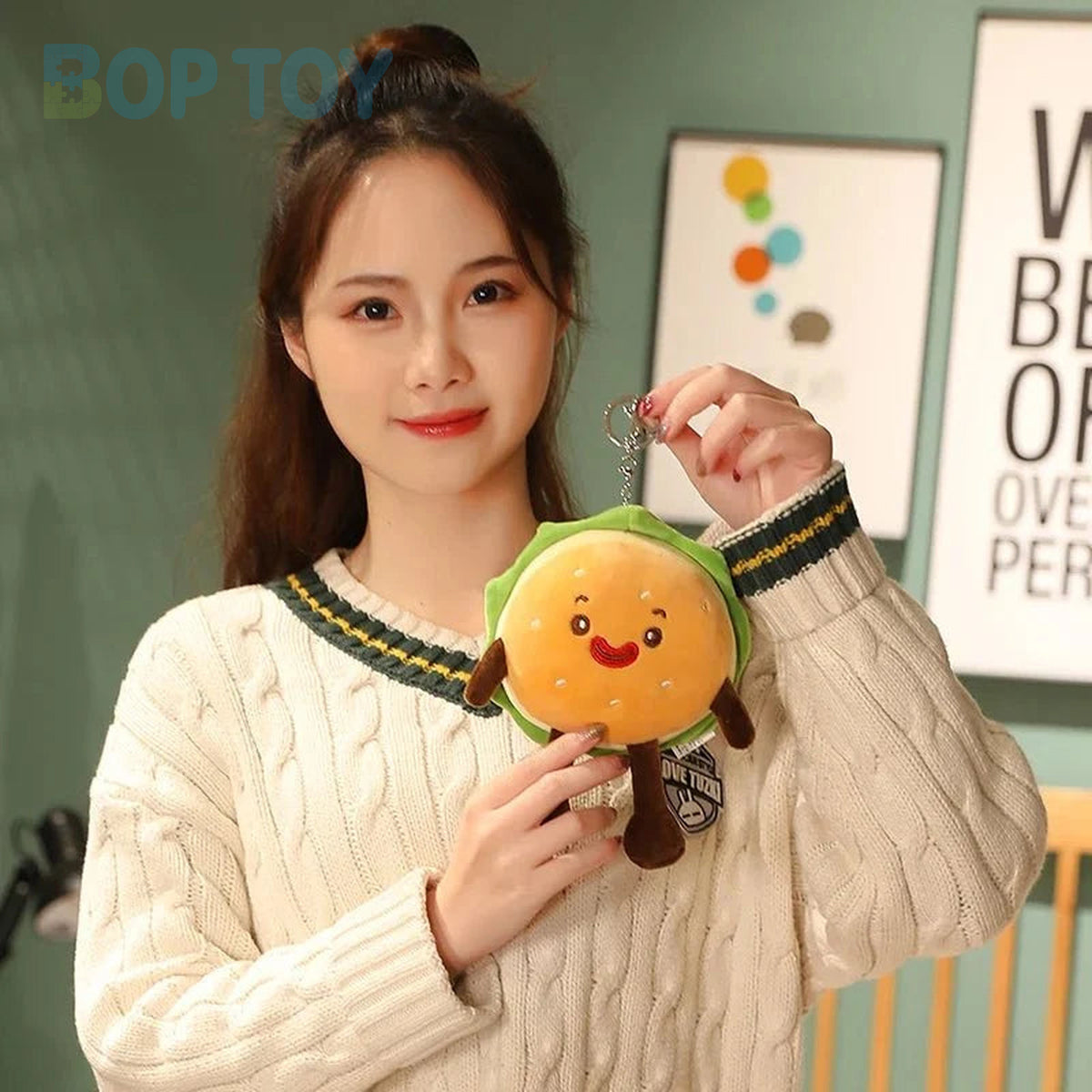 Plushie Hamburger, Two Styles, 6-28" | 15-70 cm — image 6