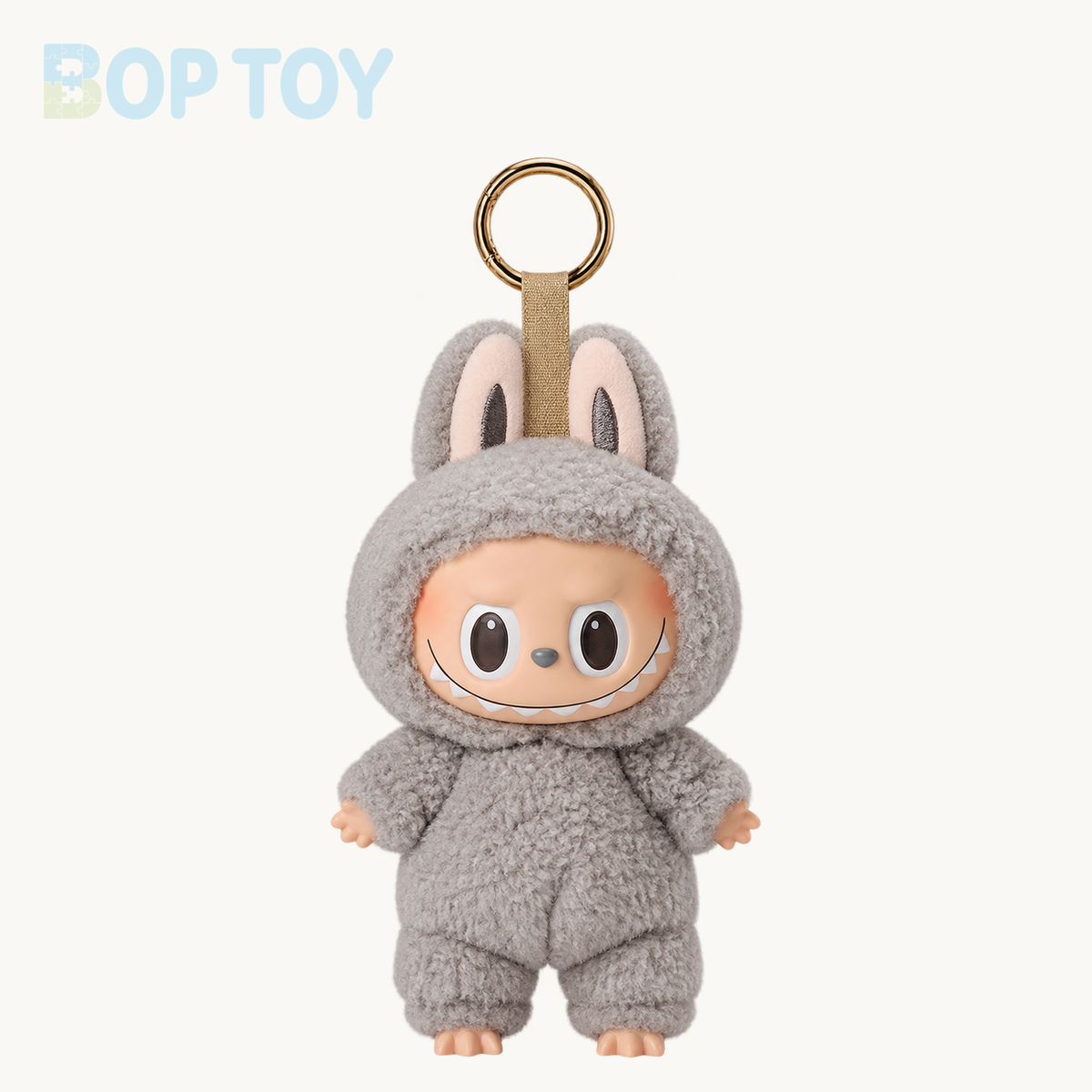 POP MART Labubu Exciting Macaron Vinyl Plush Blind Box — Sesame Bean variant