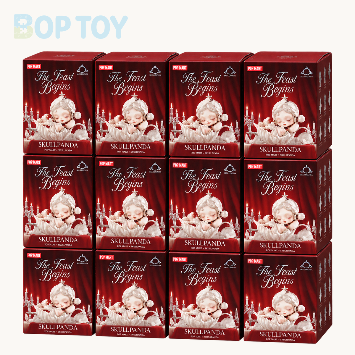 POP MART SKULLPANDA The Feast Begins Series Figures Blindbox — Whole set of 12 option