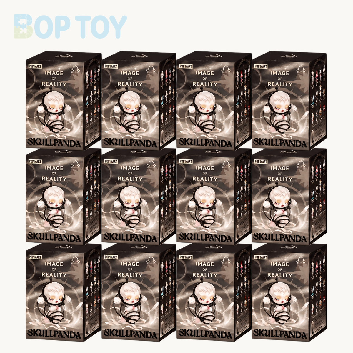 POP MART SKULLPANDA Image Of Reality Series Figures Blindbox — Whole set of 12 option