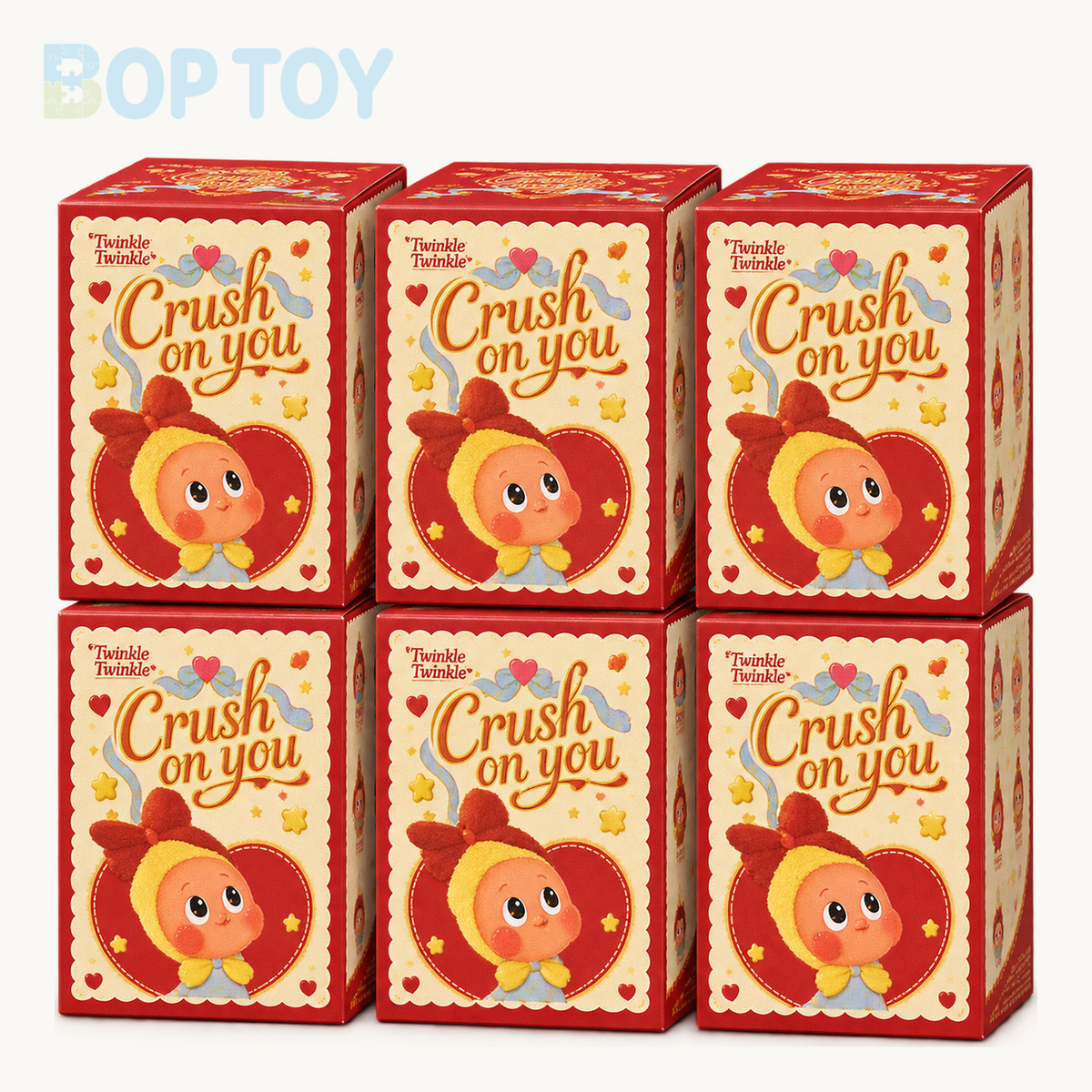 POP MART Twinkle Twinkle Crush On You Series Plush Pendant Blindbox — Whole set of 6 option