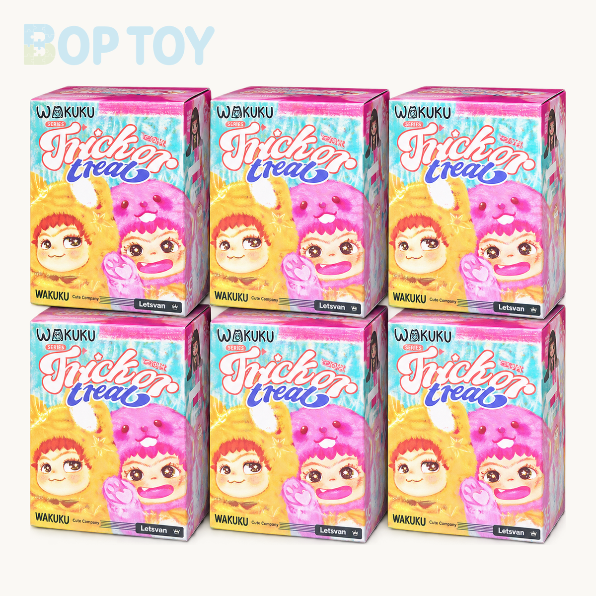 WAKUKU Trick or Treat Series Plush Dolls Blindbox — Whole set of 6 option