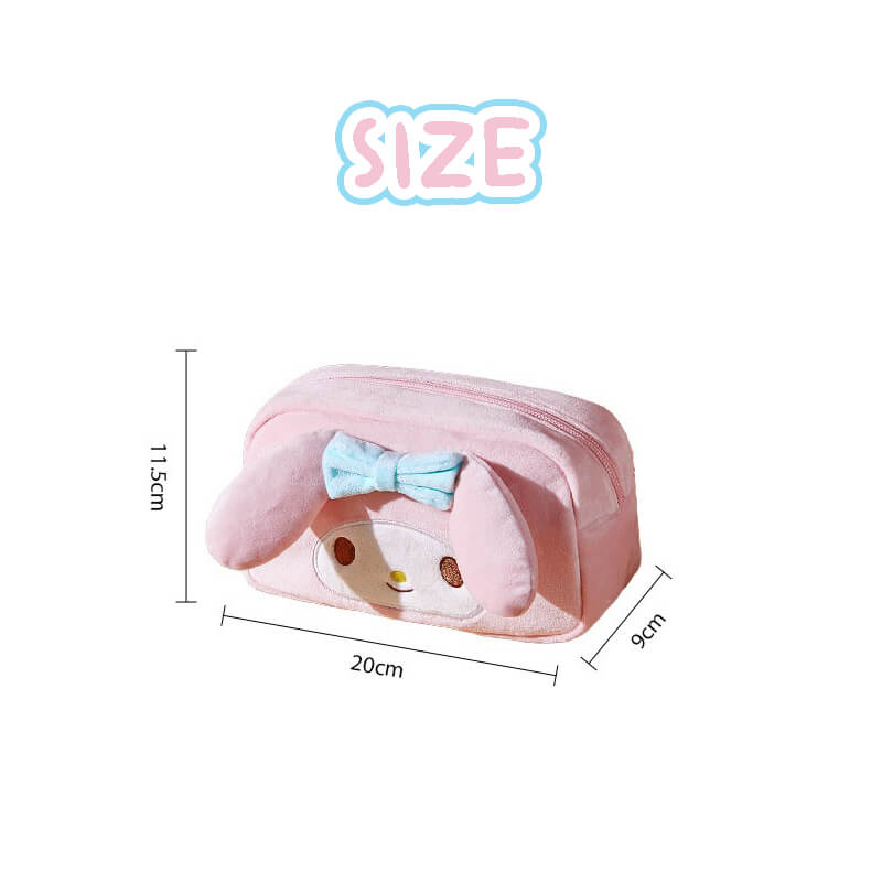 Sanrio Flocking Makeup Bag Pen Case — image 7