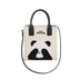 canvas panda bag