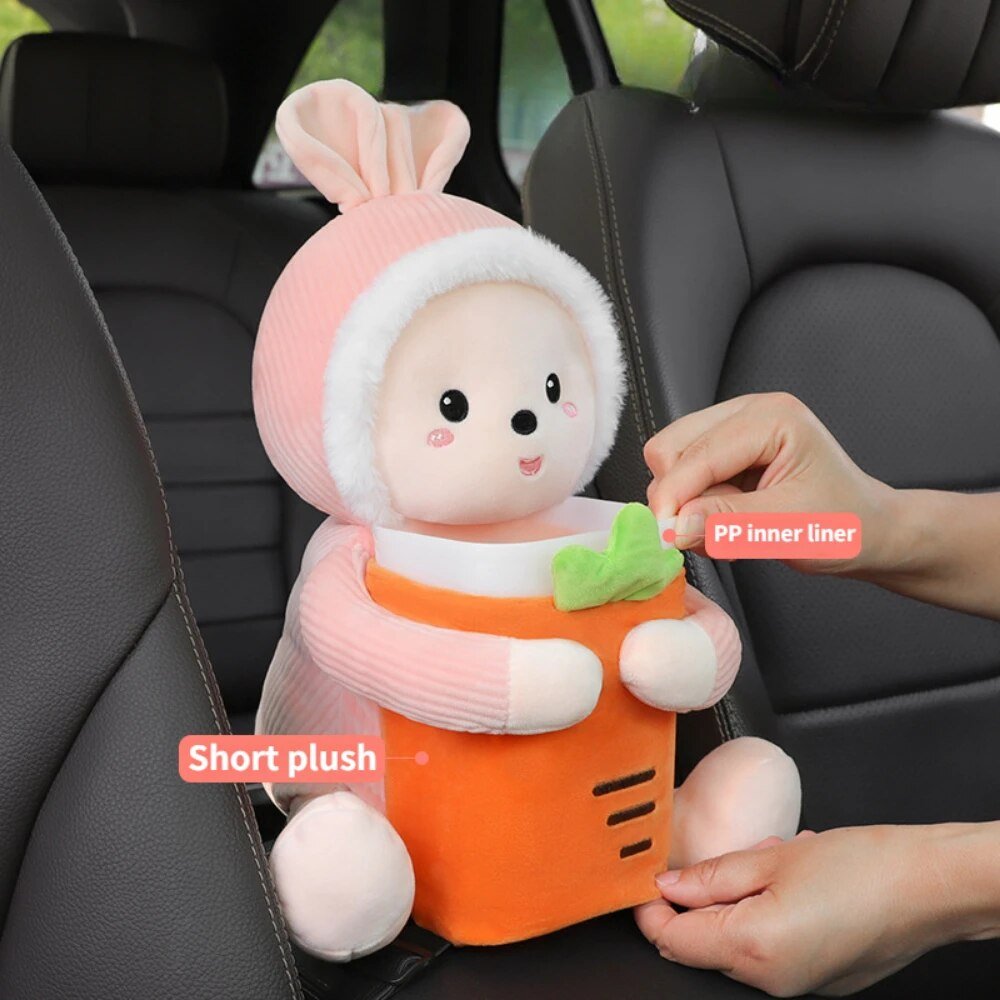 Stuffed Animal Car Tissue Holder/Trash Can, Four Styles, 16" | 40 cm — image 4