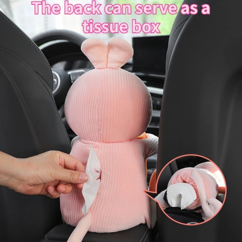 Stuffed Animal Car Tissue Holder/Trash Can, Four Styles, 16" | 40 cm — image 10
