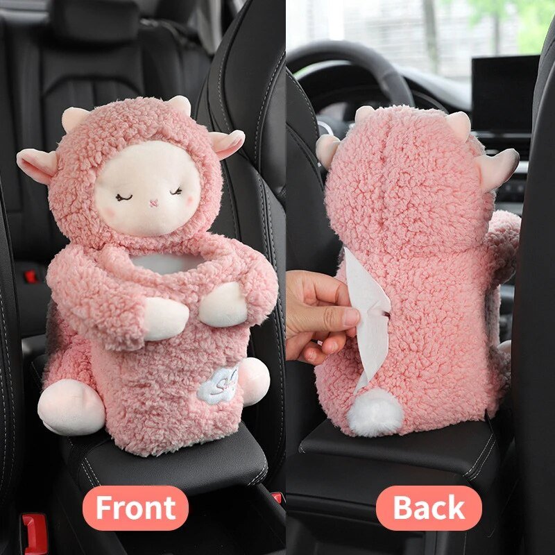 Stuffed Animal Car Tissue Holder/Trash Can, Four Styles, 16" | 40 cm — image 8