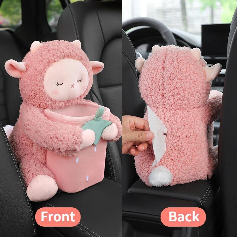 Stuffed Animal Car Tissue Holder/Trash Can, Four Styles, 16" | 40 cm — image 9