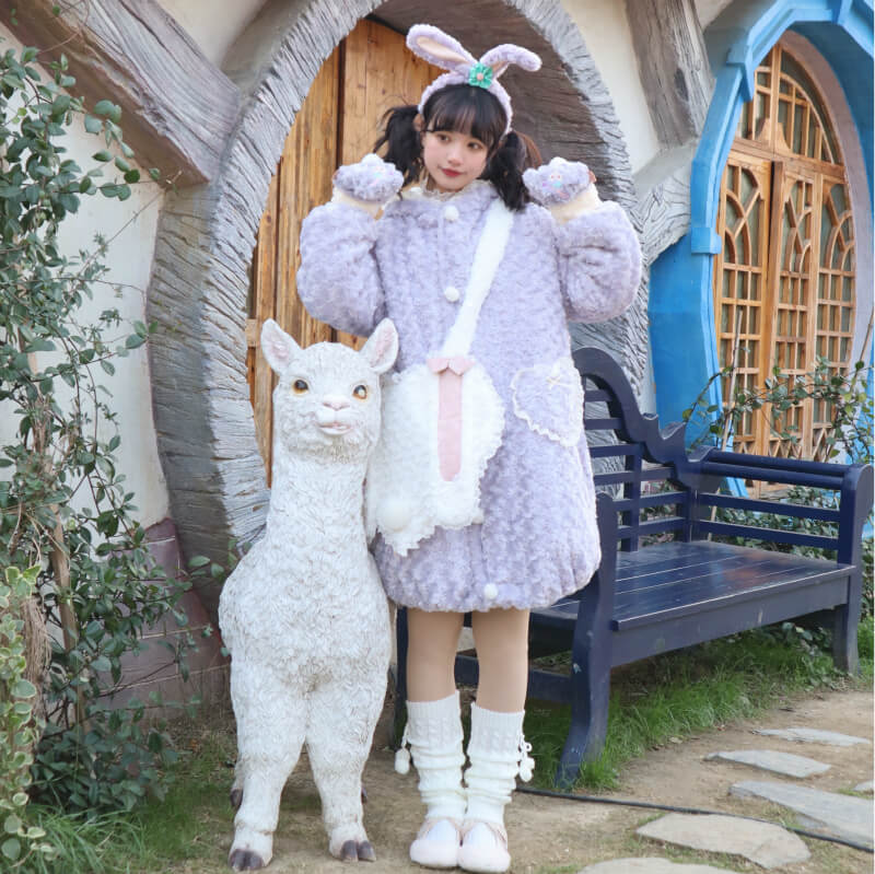 Kawaii Rabbit Fluffy Crossbody Bag — image 7