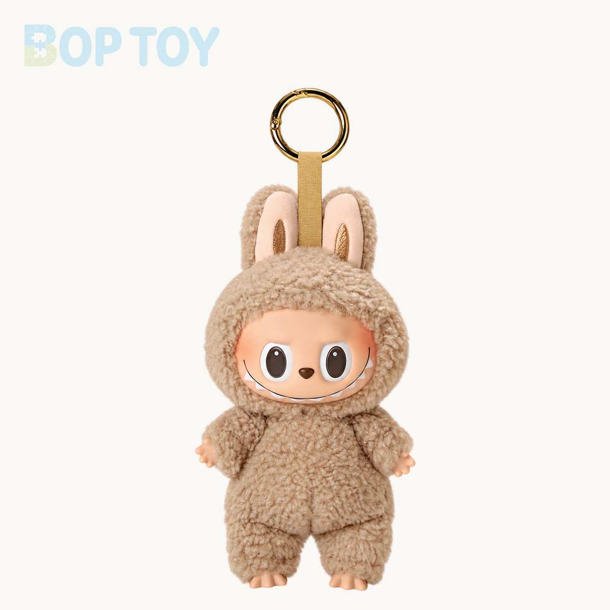 POP MART Labubu Exciting Macaron Vinyl Plush Blind Box — Toffee variant