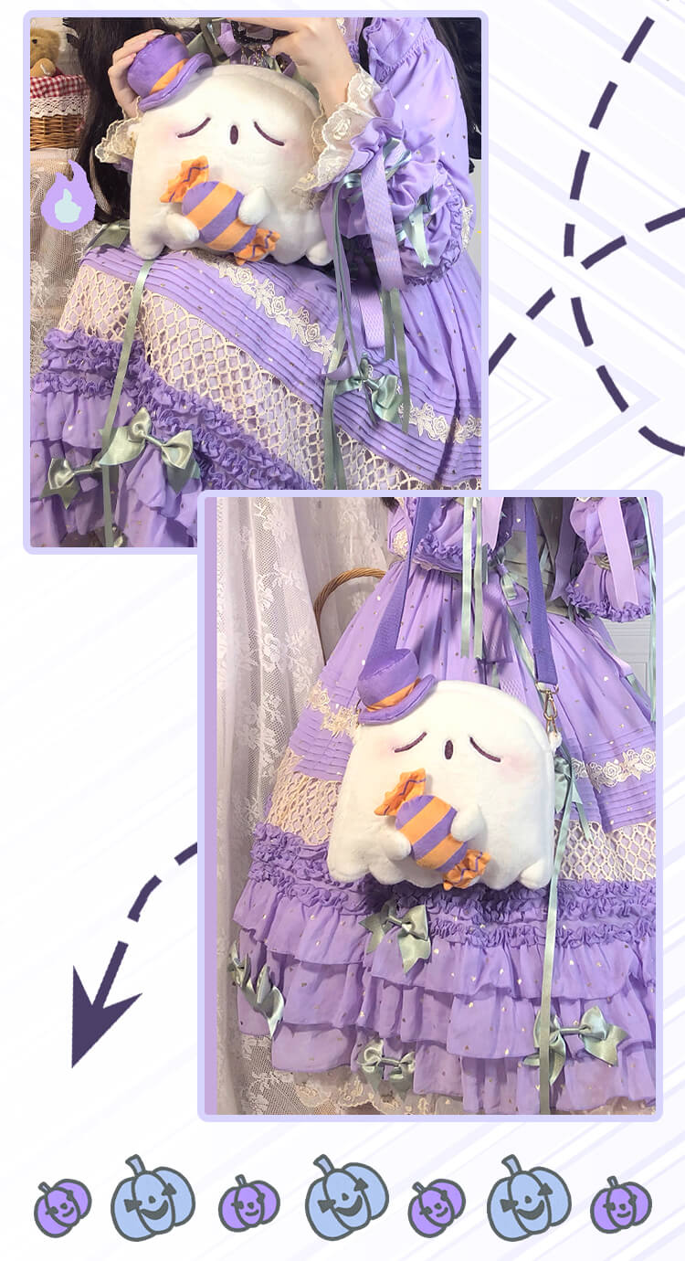 Ghost Hug Candy Spooky Plush Bag — image 5